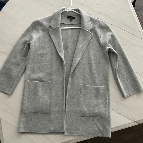 J Crew Sophie Sweater Blazer Gray size XS - Picture 2 of 3